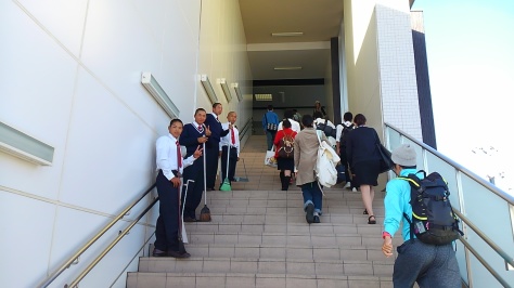 Sweeping the station