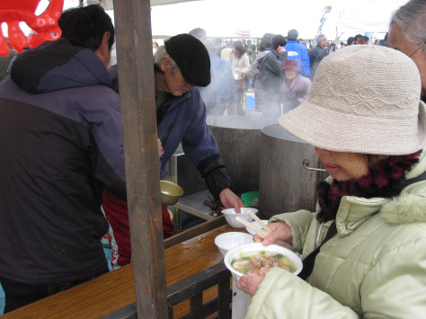 Shrimp soup, not crab.