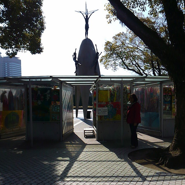 Children's peace monument.